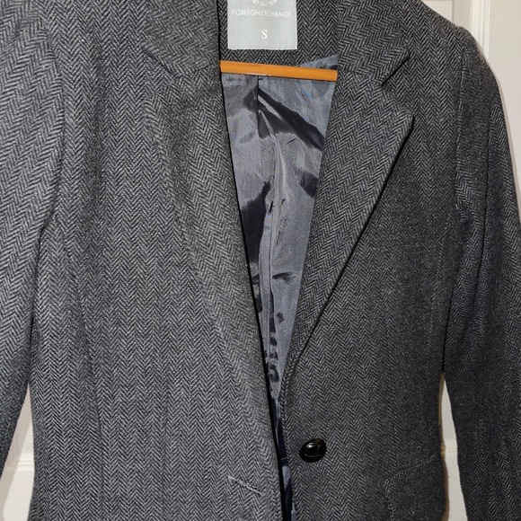 Foreign Exchange Suit Tweed Blazer Women Size S - Picture 2 of 4